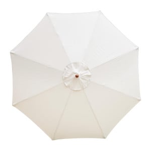 Umbrella Cream Round Ø 3 M - Bolero - Fourniresto