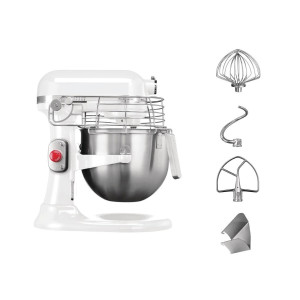 Profesionálny mixér biely 6,9 L - KitchenAid - Fourniresto