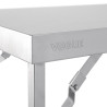 Large Folding Stainless Steel Table 1800 mm - Vogue - Fourniresto