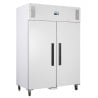 White 2/1 Double Door 1200 L Positive Refrigerated Cabinet - Polar - Fourniresto