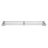 Wall-mounted Tubular Stainless Steel Shelf 1500 mm - Vogue - Fourniresto