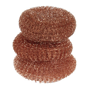 Copper Metallic Sponge - Pack of 20 - Jantex - Fourniresto