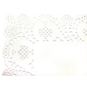 Rectangular Paper Doily 300 x 400 mm - Pack of 250 - Fiesta - Fourniresto