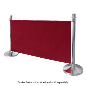 Barrière Z Červeného Plátna A Upevnenia - Bolero - Fourniresto