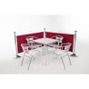 Red Canvas Barrier and Fixings - Bolero - Fourniresto