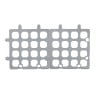 Gray Grating 335 X 335 mm - Set of 2 - Vogue - Fourniresto