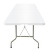 Folding Table White 2430 mm - Bolero - Fourniresto