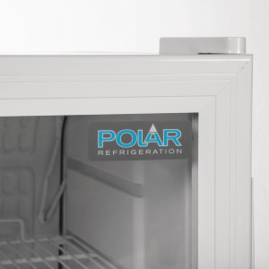 Vitrine Réfrigérée de Comptoir Blanche 1 Porte 88 L - Polar - Fourniresto