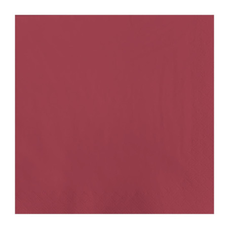 Papierová servíetka Bordeaux 2 vrstvy 300 x 300 mm - Balenie 1500 kusov - FourniResto - Fourniresto