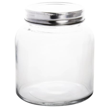 Bocal à Conserve en Verre avec Couvercle à Visser 330 ml - Lot de 6 - Vogue - Fourniresto