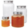 Bocal à Conserve en Verre avec Couvercle à Visser 330 ml - Lot de 6 - Vogue - Fourniresto