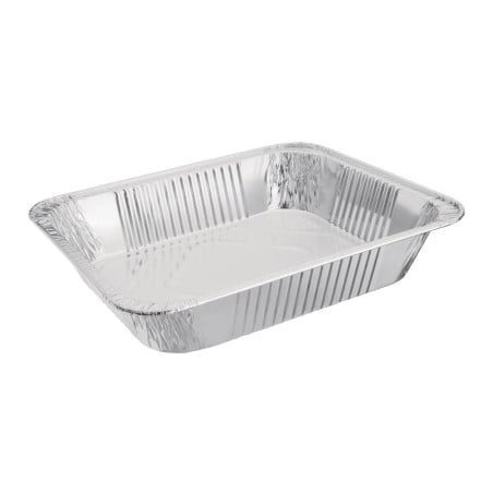 Rectangular Aluminum GN 1/2 3.6 L Tray - Set of 5 - Fiesta - Fourniresto