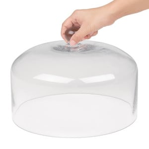 Cloche à Gâteau en Verre Ø 285 mm - Olympia - Fourniresto