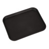 Plateau Rectangulaire Antidérapant en Fibre de Verre Camtread Noir 45,7 cm - Cambro - Fourniresto