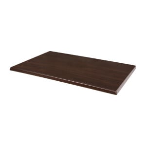 Plateau de Table Rectangulaire Pré Percé Marron Foncé - Bolero - Fourniresto