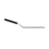 Slotted Stainless Steel 255mm Elbowed Spatula - Vogue - Fourniresto