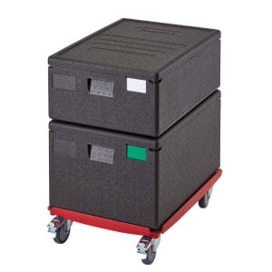 Podstavec na kolieskach pre pekárske kontajnery EPP formátu Gobox - Cambro - Fourniresto.