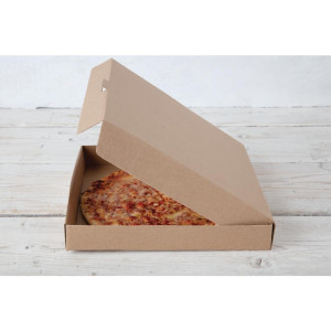 Kartónové pizzové krabice Kraft 30 cm - Balenie 100 kusov - Fiesta Green - Fourniresto