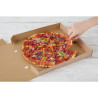 Kartónové pizzové krabice Kraft 35 cm - Balenie 50 kusov - Fiesta Green - Fourniresto