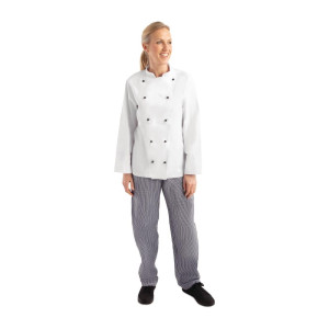 Oblek na varenie Chicago s dlhými rukávmi biela veľkosť S - Whites Chefs Clothing - Fourniresto