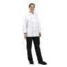 Veste De Cuisine Mixte Chicago Manches Longues Blanche Taille Xl - Whites Chefs Clothing - Fourniresto