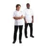 Veste De Cuisine Mixte Chicago Manches Courtes Blanche Taille Xxl - Whites Chefs Clothing - Fourniresto