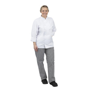 Pantalon De Cuisine Mixte Vegas Petits Carreaux Noirs Et Blancs Taille Xs - Whites Chefs Clothing - Fourniresto