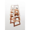 Chaise Haute En Bois Finition Naturelle - Bolero - Fourniresto