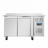 Refrigerated Negative 2-Door Table with Backsplash Series U - 282L - Polar