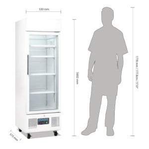 White Positive Refrigerated Display Case Series G - 218 L - Polar - Fourniresto