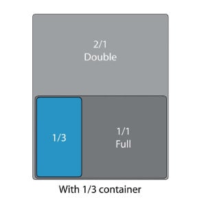 Hermetický vek Polypropylén - GN 1/3 - Cambro - Fourniresto