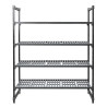 4-Shelf Unit with Open Grid Design - W 1525 x D 610mm - Cambro