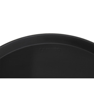 Plateau de Service Rond Fibre de Verre Antidérapant Camtread Noir Ø 405mm  - Cambro - Fourniresto