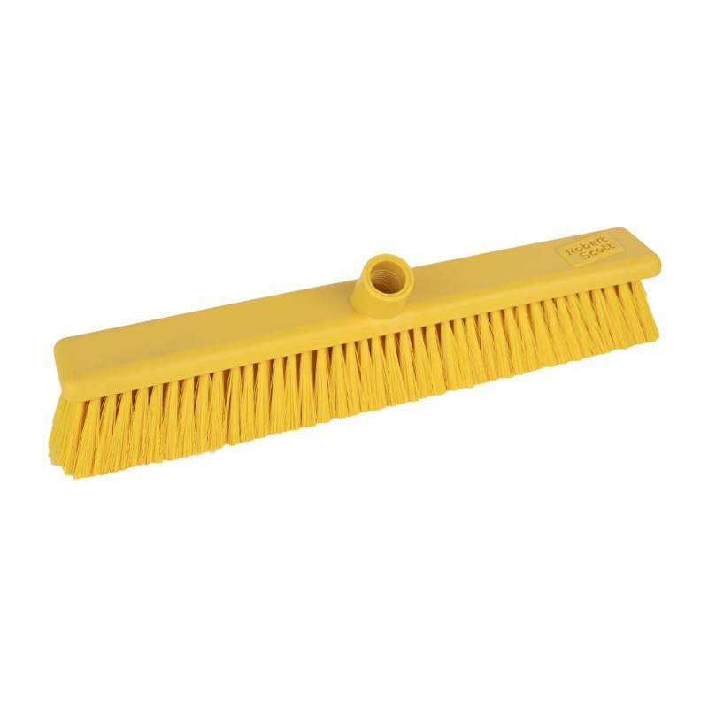 Soft Broom 457mm Yellow - Jantex - Fourniresto