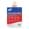 Chiffons Tout Usage Antibactériens Rouges - 200 Chiffonss - Jantex