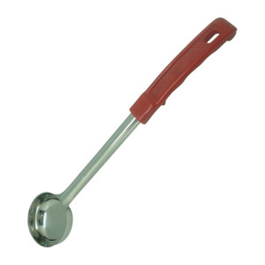 Stainless Steel Full Ladle - Red - 60ml - FourniResto