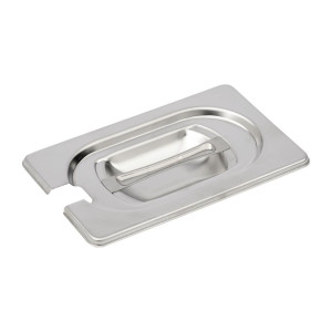 Stainless Steel Lid with Notch - GN 1/9 - Gastro M - Fourniresto