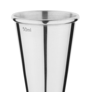 Conical Stainless Steel Bar Measure 25 and 50 ml - Olympia - Fourniresto