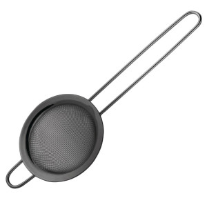 Titanium Grey Tinned Strainer - Olympia - Fourniresto