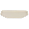 Plateau de Service en Polyester Trapèze 500x325mm Beige - Roltex - Fourniresto