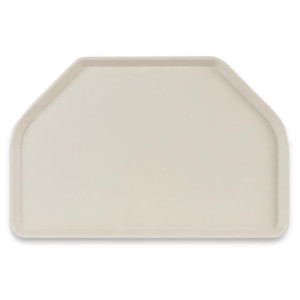 Tray in Trapezoid Polyester 500x325mm Beige - Roltex - Fourniresto