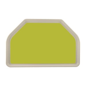 Tray in Trapezoid Polyester GN 500x325mm Green - Roltex - Fourniresto