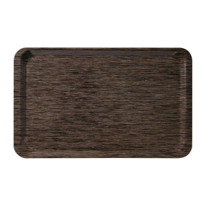 Melamine GN1/1 530x325mm Service Tray Wenge - Roltex - Fourniresto