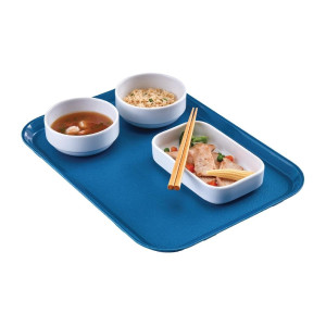 Rectangular Non-Slip Fiberglass EpicTread Blue Tray 350mm - Cambro - Fourniresto