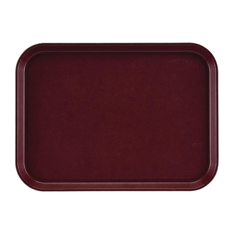 Obdĺžnikový protišmykový podnos z vlákna skla EpicTread Bordeaux 350 mm - Cambro - Fourniresto