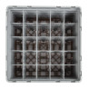 Glass Rack 25 Compartments Camrack Beige-500x 500mm - Cambro