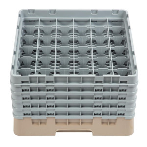 Regál na poháre 36 oddelení Camrack Beige - Š 500 x H 500mm - Cambro