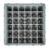 Glass Rack 36 Compartments Camrack Beige - W 500 x D 500mm - Cambro