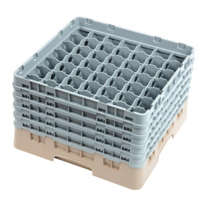 Regál na poháre 49 oddelení Camrack Beige-L 500 x H 500mm - Cambro - Fourniresto