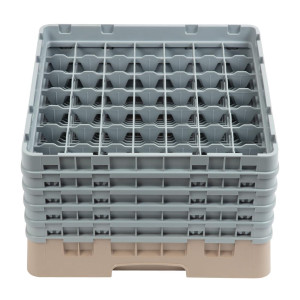 Regál na poháre 49 oddelení Camrack Beige-L 500 x H 500mm - Cambro - Fourniresto